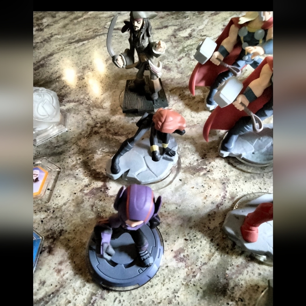 Disney Infinity Minis and 2 Portals